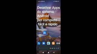 Desativar Apps do sitema android fácil e rápido