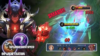 NEW BUFFED DYRROTH VS META HERO BALMOND (EAZY TRICK EAZY BUILD)