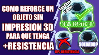 Reforcé un objeto sin IMPRESION 3d para +RESISTENCIA // Tcuento como