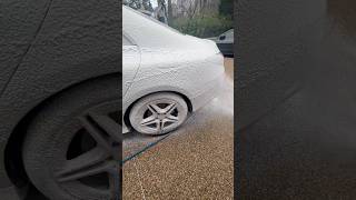 Mercedes CLA SnowFoam 💪🏼🧼 #automobile #detailing #asmr #snowfoam #cardetailer #mobiledetailing