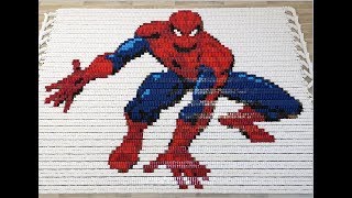 DominoERDMANN Contest Entry - Spiderman - 15,000 Dominoes