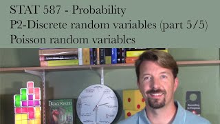 P2-5 Discrete random variables - part 5/5 (Poisson random variables)