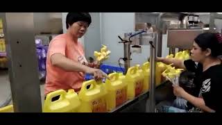 new design dish washing detergent automatic tracking filling and capping machine