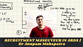 RECRUITMENT MANEUVERS IN ARDS | Dr Anupam Mohapatra