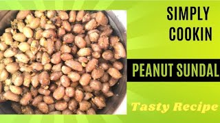 Peanut Sundal  // Easy and tasty recipe // Simply Cookin