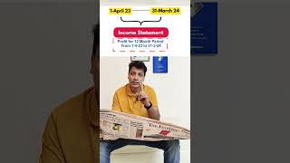 Income Statement vs Balance Sheet kya fark hai #shorts #ytshorts #accounting #balancesheet