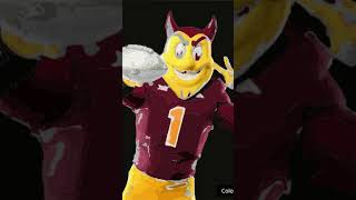 Sparky the Sun Devil digital art video #forksup #2024art #sundevils