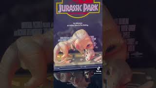 Jurassic Park Tyrannosaurus Rex 6-Inch Pop! Figure and Velociraptor Pop! Movie Poster with Case