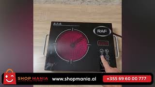 RAF - FURNELE ME NJE PLITKE INFRA TE KUQE 3500W "CERAMIC COOKER" - R.8003 | SHOP MANIA