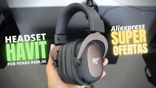 Aliexpress SUPER OFERTAS! Headset HAVIT - SAIU POR 88 REAIS! Chegou em 10 dias!