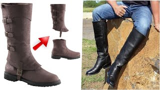 Knee high boots for men|Long boots.