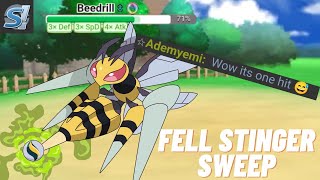 Feel Stinger Sweep MEGA BEEDRILL - POKEMON SHOWDOWN