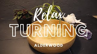 Handcrafted Alderwood bowl sit back and chill