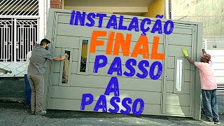 Como instalar portão basculante passo a passo