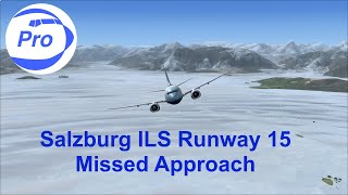 Salzburg ILS 15 - Missed Approach