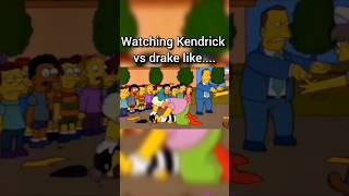 Watching Kendrick vs Drake be like... #shorts #reaction #kendricklamar #funny #meme