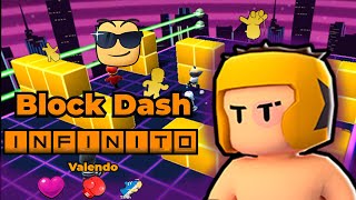 ✨BLOCK DASH INFINITO JUNTO COM OS ESCRITOS 💖