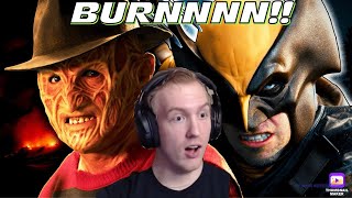 RUTHLESS!! ERB: Freddy Krueger vs. Wolverine Reaction