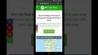 How to view SA Trail Maps in Google Maps