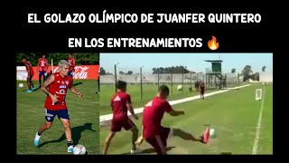 EL TREMENDO GOLAZO OLÍMPICO DE QUINTERO EN LOS ENTRENAMIENTOS ! Mucha magia Juanfer 🔥