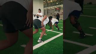 Lineman 1 on 1’s | Texas Highschool Football Drills | Sports Academy | Nico Trenches