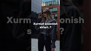 XURMAT QOZONISH SIRLARI..? #fypage #foryou #trending #shorts 📌