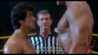 "The ultimate male versus the ultimate meatball" in Rocky III (1982) with Hulk Hogan (1080p)