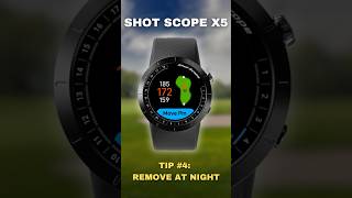 Shot Scope X5 Tip #4: Remove watch to save battery #shotscope #golf #golfshorts