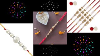 3 Diy Traditional Handmade Pearl Rakhi | Unique pearl Rakhi Tutorial | DIY |