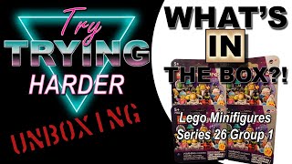 TTH Unboxing #61: Lego Minifigures Series 26 Group 1 #unboxing #lego #toys #minifigures #space #vlog