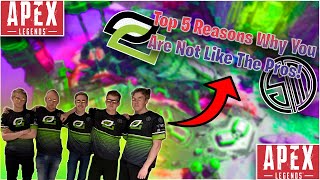 Top 5 Reasons Why You Are Not As Good As The Pros!