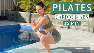 15 MIN PILATES CARDIO & ABS | Express At-Home Workout