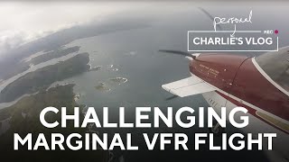 Challenging marginal VFR flight across the Western Isles of Scotland