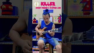 🔥Killer Sweep Picking & Tapping Lick #guitar #viralshorts #guitarist