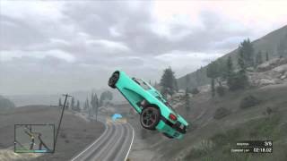 GTA5 Online AWESOME Triple Barrel Roll! Landed!