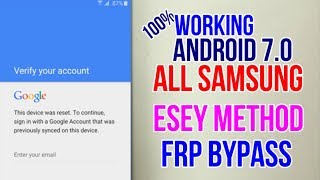 samsung j7 prime frp bypass 7.0