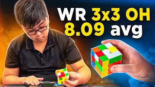 8.09 авг СВІТОВИЙ РЕКОРД по 3х3 ОДНІЄЮ РУКОЮ методом ROUX 💪 Розбір збірки @SeanVillCubing