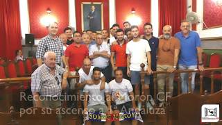 RECONOCIMIENTO AL MORON CF POR SU ASCENSO A 1ª ANDALUZA