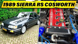 Walk-around and driving in my Ford Sierra RS Cosworth. 1989, Rear Wheel Drive, No RUST