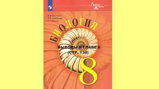 ВЫВОДЫ К ГЛАВЕ 6 (СТР. 130), БИОЛОГИЯ 8 КЛАСС, СЛУШАТЬ АУДИО, АУДИОУЧЕБНИК, ОБРАЗОВАНИЕ В РОССИИ