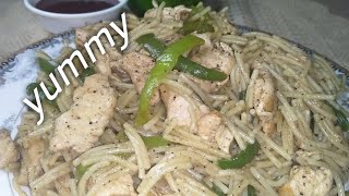 Stir Fried Chicken Vermicelli Pasta|| Chinese Style || Ready in just 20 Minutes || Food like Mood