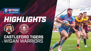 Highlights | Castleford Tigers v Wigan Warriors | 2024 Betfred Challenge Cup Quarter-Final