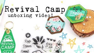 Illustrated Faith Revival Camp Devotional Kit Unboxing (2 of 3)