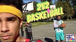 NBA on NBC (parody) Outdoor 2v2 Basketball in Concord