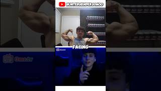 Flexing on Omegle w/ funny reactions #gym #flexing #alexeubank #funny #samsulek #fitness #omegle