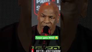 Mike Tyson gets ANGRY at reporter 😱😱