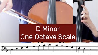 D Minor Scale (Natural, Harmonic, Melodic) Cello Tutorial