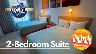 🇺🇸STAY HERE! Universal's Endless Summer Dockside Inn & Suites | 2-Bedroom Suite Tour