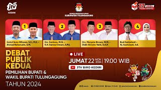 LIVE : Debat Publik Kedua Calon Bupati Dan Wakil Bupati Tulungagung Tahun 2024