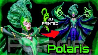 Let's Paint The Polarizing Green Lady of Magnetism -  Polaris - 1/6 scale 3D Resin Printed model